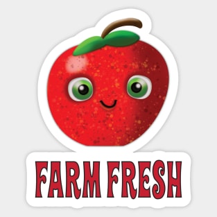 Farm Fresh Apple Sticker